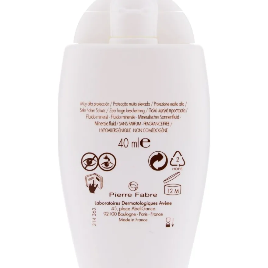 Avène Solar Fluido Mineral spf50+ 40ml - Avene
