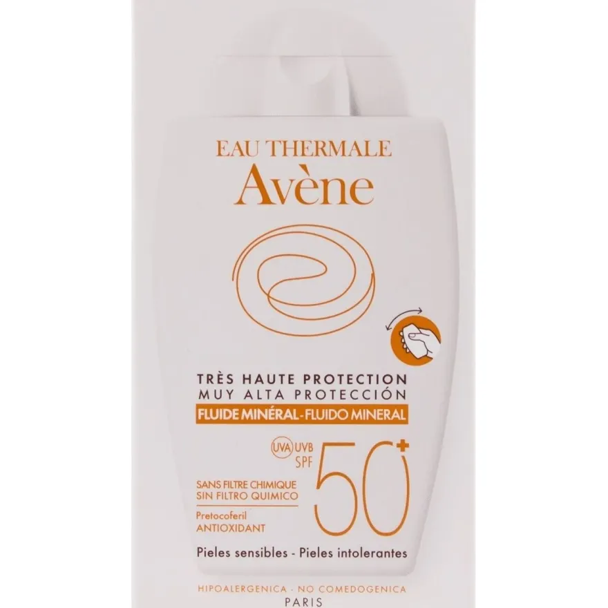Avène Solar Fluido Mineral spf50+ 40ml - Avene