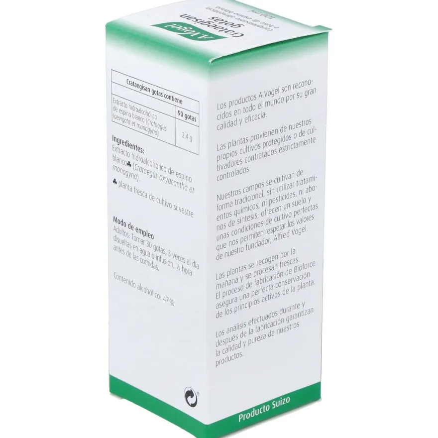 A. Vogel Crataegisan Gotas 100ml - A.vogel - Bioforce