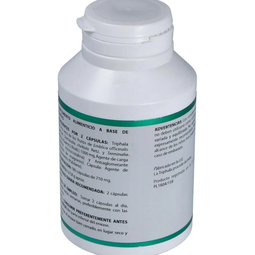 Ayurveda Triphala 180caps - Equisalud