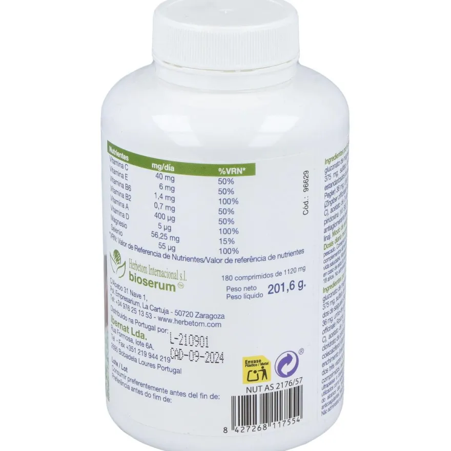 Azione Colageno Sport 180 Comprimidos - Bioserum