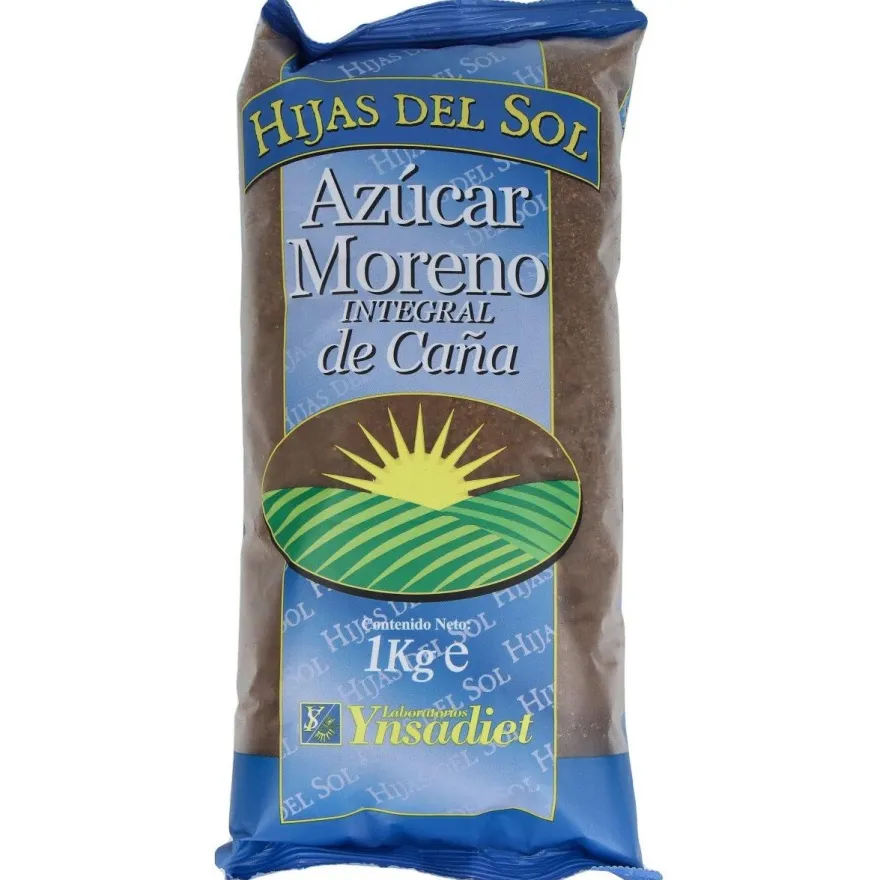 Azucar Moreno de Caña Bolsa 1kg. Hijas del Sol - Ynsadiet