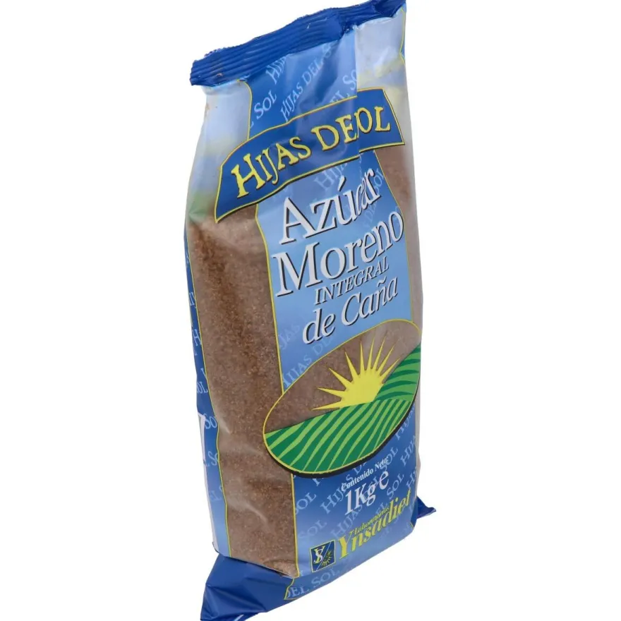 Azucar Moreno de Caña Bolsa 1kg. Hijas del Sol - Ynsadiet