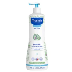 Babygel Baño de Espuma con Aguacate Bio, 750 ml. - Mustela