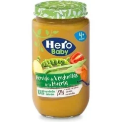 Baby Hervido Verduras Huerta 235g - Hero