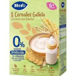 Baby Papilla 8 Cereales con Galleta 340g - Hero