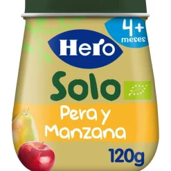 Baby Solo Ecológico Pera Manzana 120g - Hero