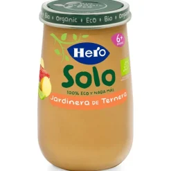 Baby Solo Jardinera de Ternera Ecológica, 190 g - Hero