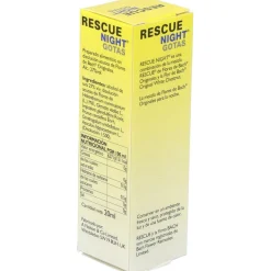 Bach Original Flower Remedy Gotas Naturales Para Relajarse Y Dormir Rescue Night 20Ml
