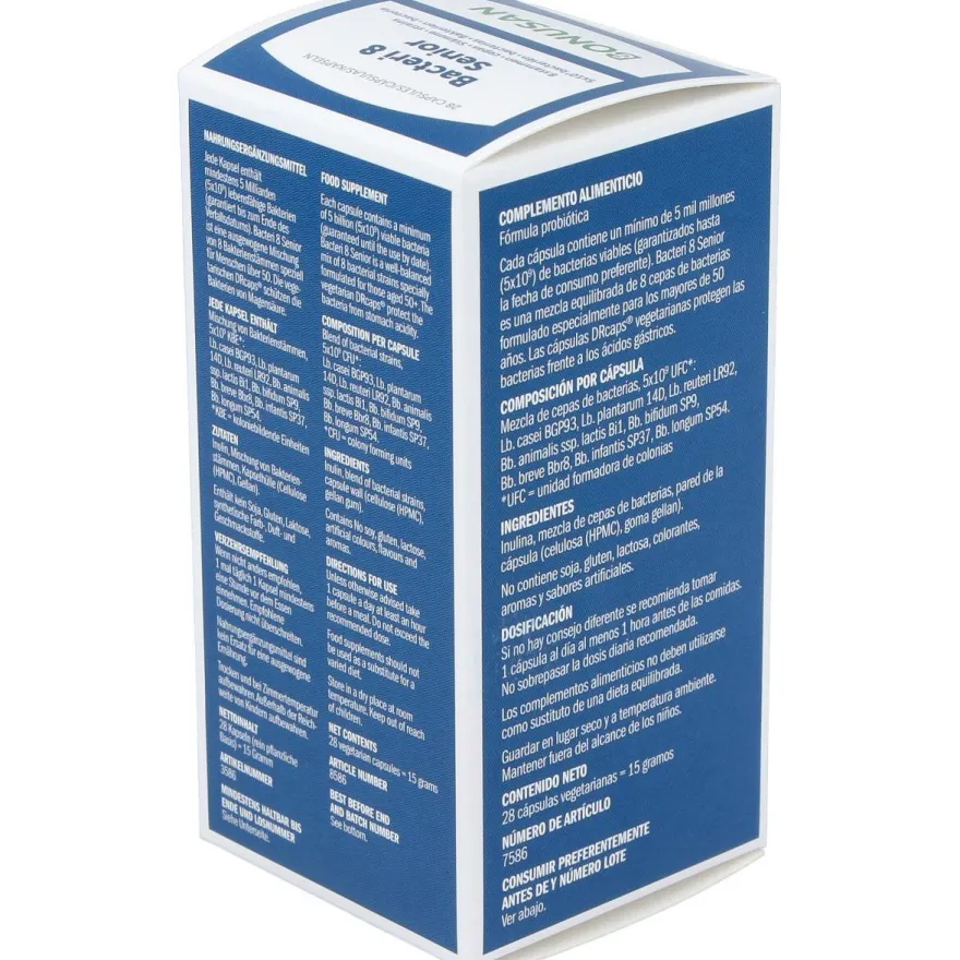 Bacteri 8 Senior (Extensis) 28Cap.