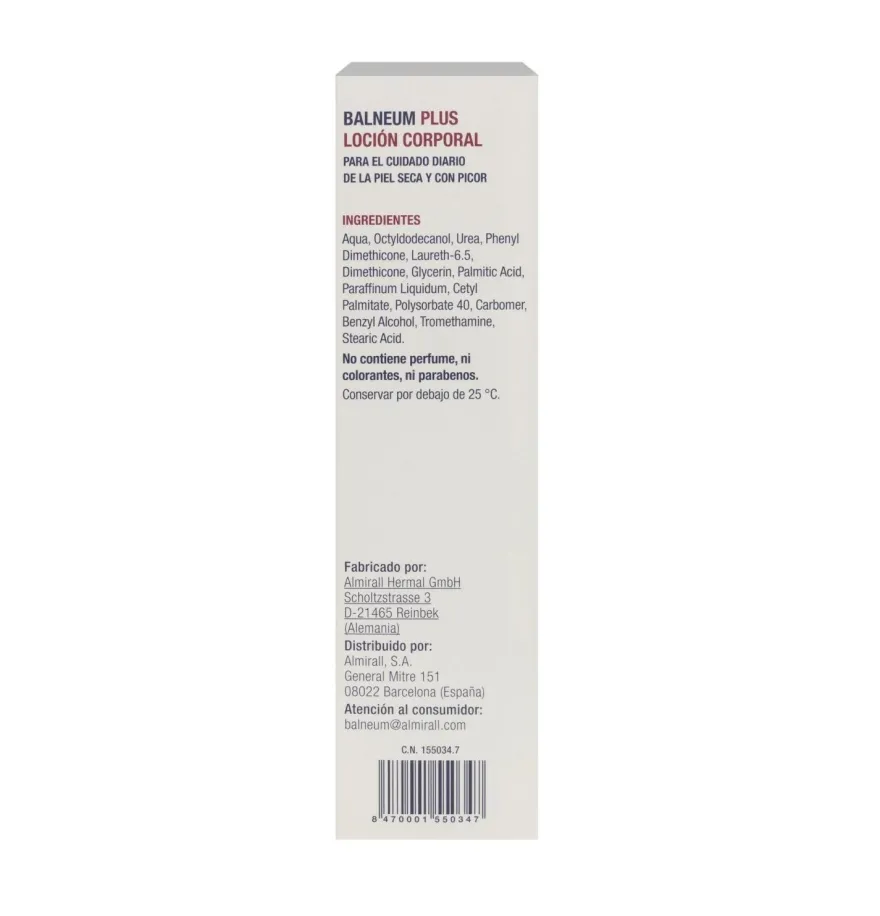 Balneum Plus Locion (1 Envase 500 ml) - Almirall