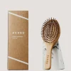 Banbu Cepillo De Bambu Y Caucho Natural Redondo.