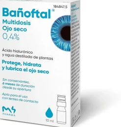 Bañoftal Multidosis Ojo Seco 0.4% (1 Envase 10 ml) - M4pharma