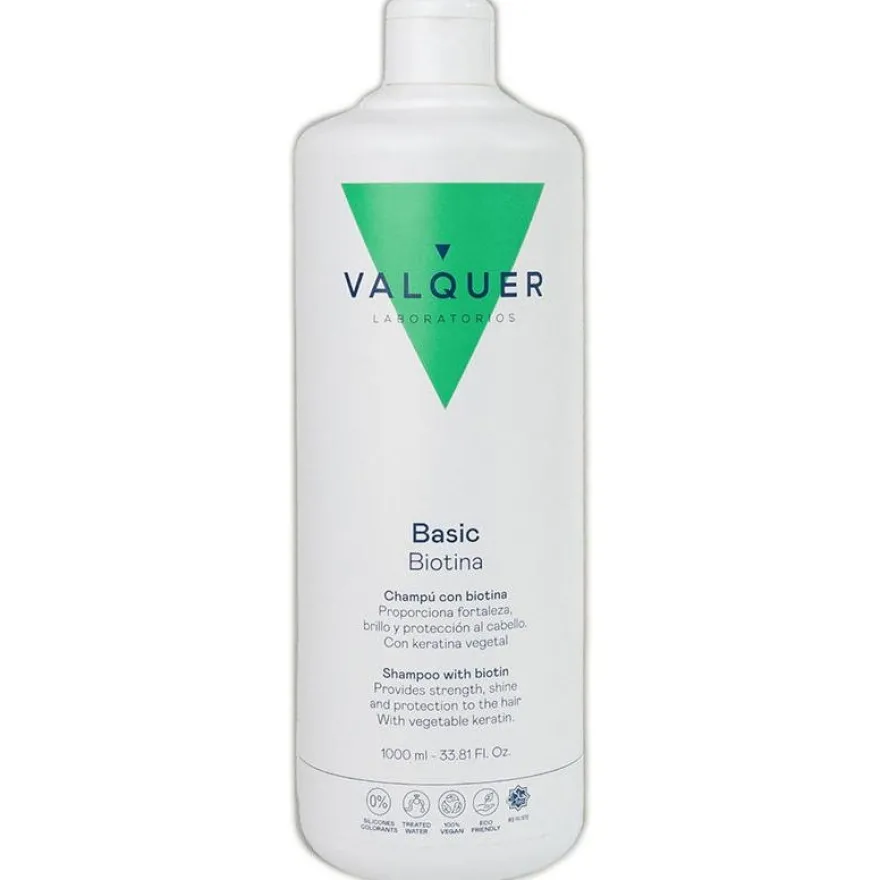 Basic Biotina Champú con Biotina 1000 ml - Valquer