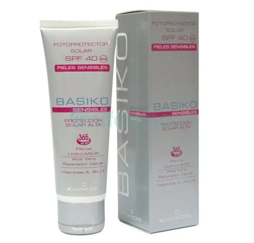 Basiko Spf 40 Pieles Sensibles, 75 ml. - Cosmeclinik