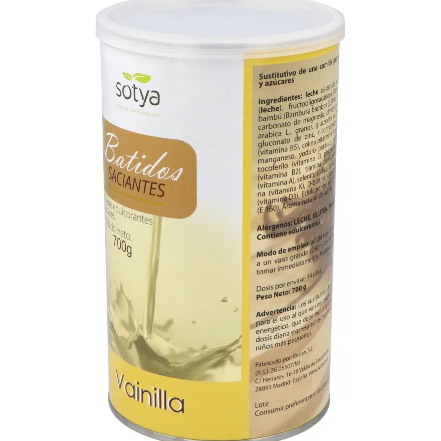 Batido Saciante Vainilla 700gr - Sotya