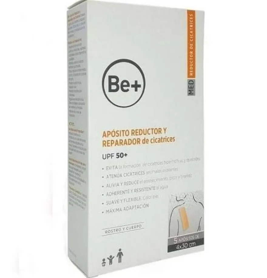 Be+ Aposito Reductor Y Reparador De Cicatrices (5 U 4 X 30 Cm)