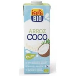 Bebida Vegetal de Arroz Coco Tropical 1lt 6ud - Isola