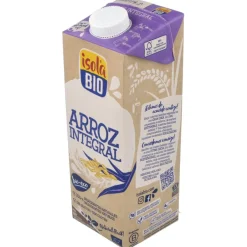 Bebida Vegetal de Arroz Integral 1lt 6uds. S/a - Isola