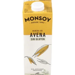 Bebida Vegetal de Avena sin Gluten 1lt 6uds. Bio - Monsoy