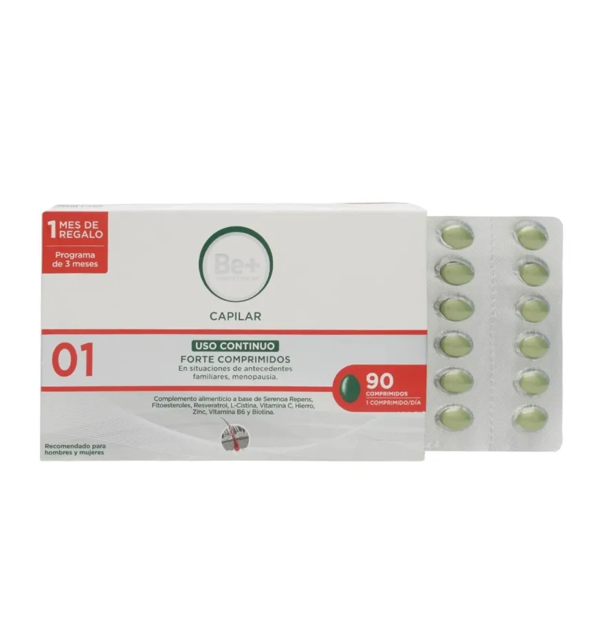 Be+ Capilar Uso Continuo Forte (90 Comprimidos)
