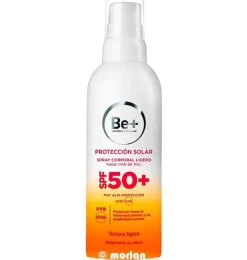 Be+ Fotoprotector Spf 50+ Spray Ligero - Proteccion Solar Corporal (1 Envase 200 Ml)