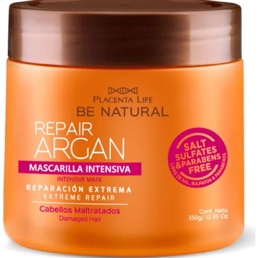 Be Natural Mascarilla Intensiva Repair Argán 350Ml
