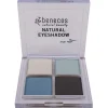 Benecos Cosmeticos Sombra Quattro True Blue 9G