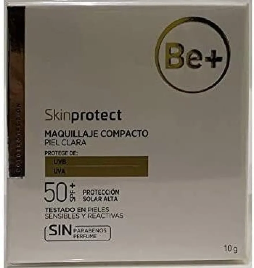 Be+ Skin Protect Maquillaje Compacto Spf50+ (1 Envase 10 G Piel Clara)