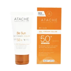 Be Sun Gel Cream Color SPF 50+, 50 ml. - Atache