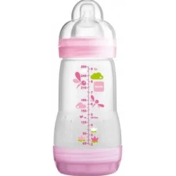 Biberón Easy Start Anti Cólicos Rosa +2m 260ml - Mam