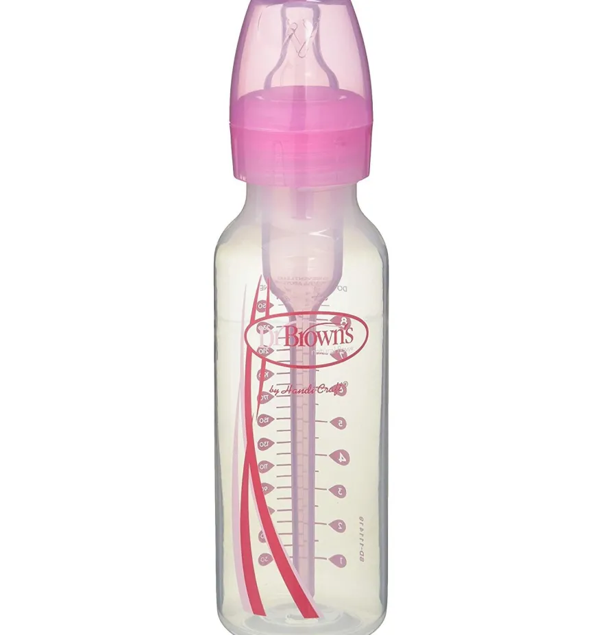 Biberon Estandar Options - Dr Brown´S Natural Flow (Rosa 250 Ml Pack 2 U)