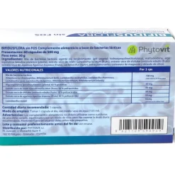 Bifidusflora Sin Fos 60Vcaps.