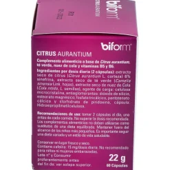 Biform Citrus Aurantium Quemagrasas 60cáps - Dietisa