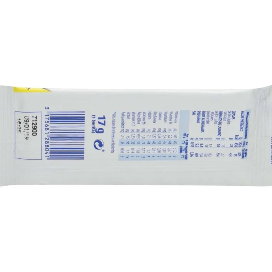 Bimanán Barritas Sin Gluten Chocolate Negro, 20 Unidades