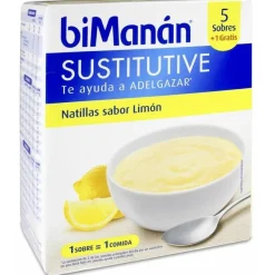 Bimanán® Beslim Natillas Sabor Limón 6Uds