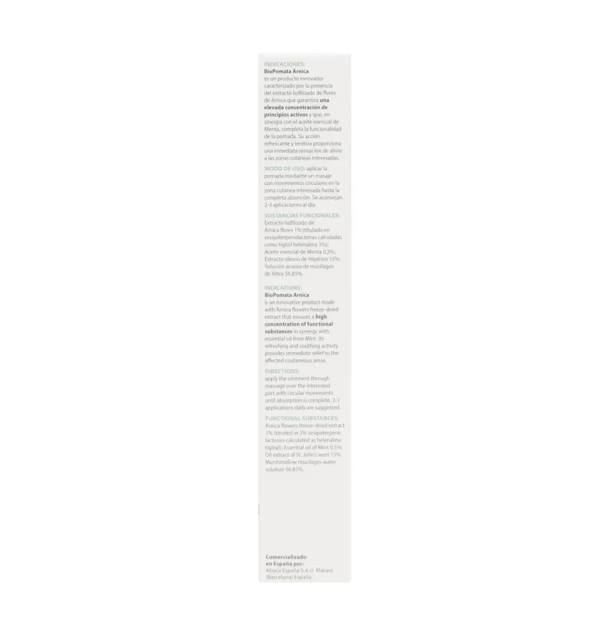 Biopomata De Arnica, Crema 50 ml. - Aboca