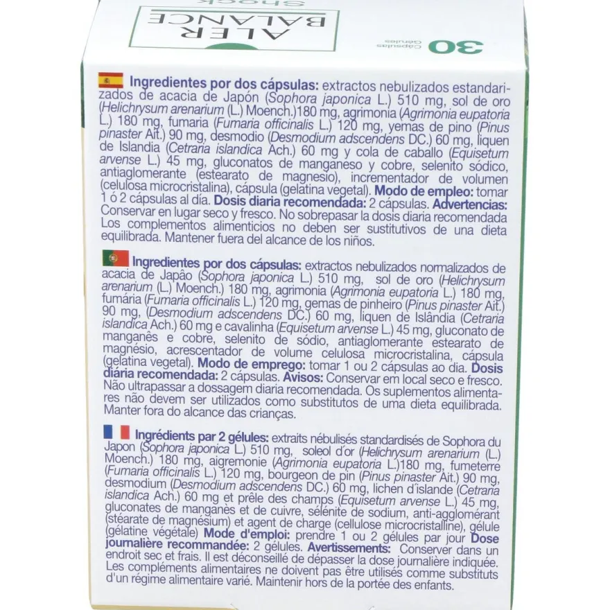 Bioserum Alerbalance Shock 30 Cáps.