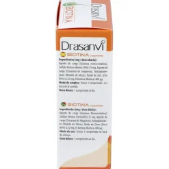 Biotina Cabello y Uñas 45comp - Drasanvi