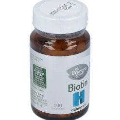Biotin Vitamina H 100 Comp - El Granero