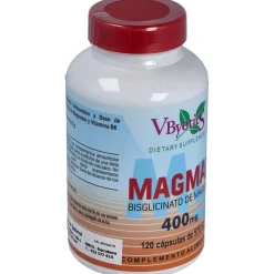 Bisglicinato de Magnesio 400mg 120comp - Vbyotics