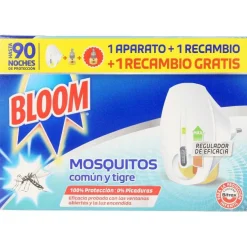 Bloom Insecticida Mosquitos Eléctrico + Recambio 2Uds