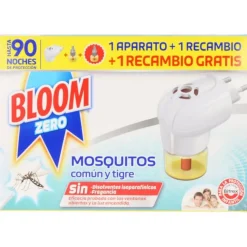 Bloom Zero Repelente Mosquitos Aparato + 2 Recambios