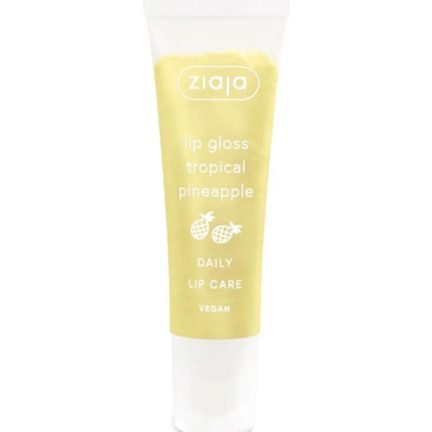 Bálsamo Labial con Brillo Tropical Pineapple 12 ml - Ziaja