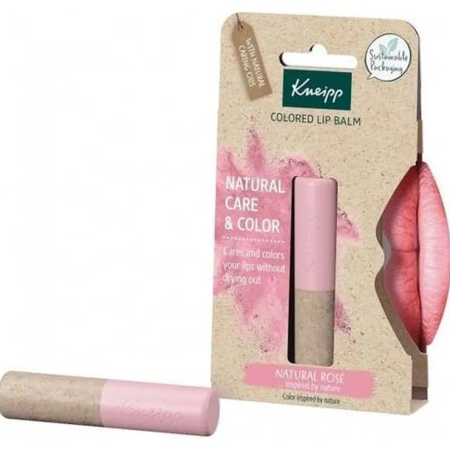 Bálsamo Labial Natural Rosa 3_5g - Kneipp