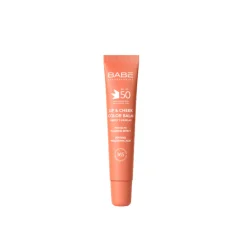 Bálsamo Labial y Mejillas con Color, SPF 50 Nude, 20 ml. - BABE