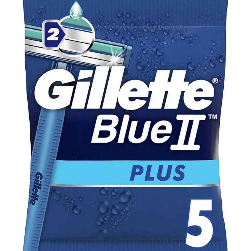 Blue Ii Plus Cuchilla Afeitar Desechable 5uds - Gillette
