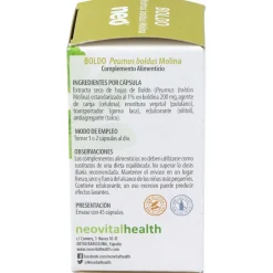 Boldo Microgranulos Neo 45cap - Neovital