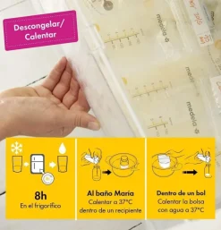 Bolsa Leche Materna, 50 Unidades. - Medela