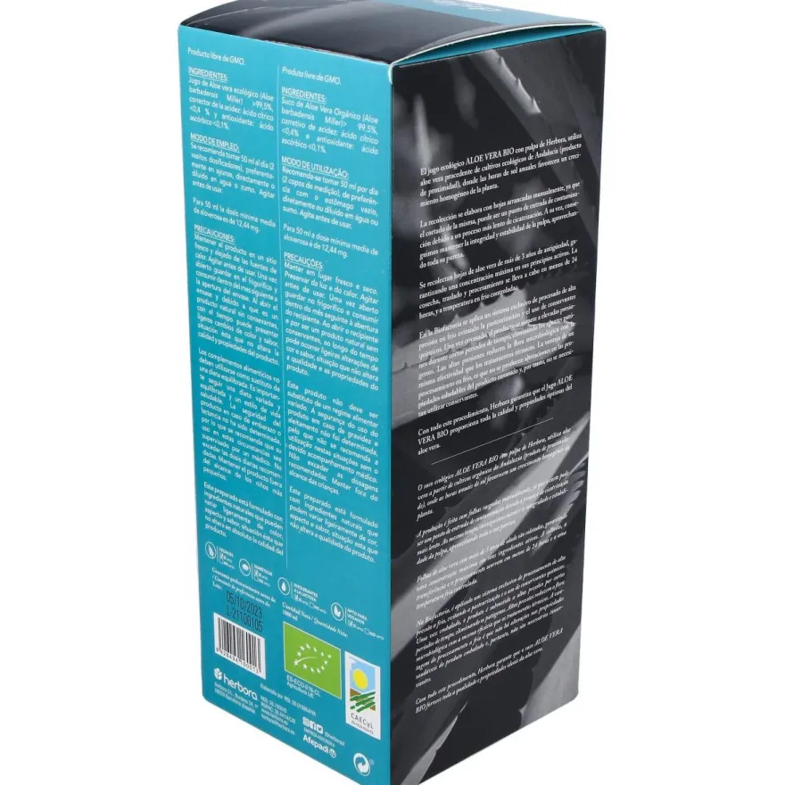 Bon Digest Aloe Vera Bio Herbora 1000 ml - Herbora